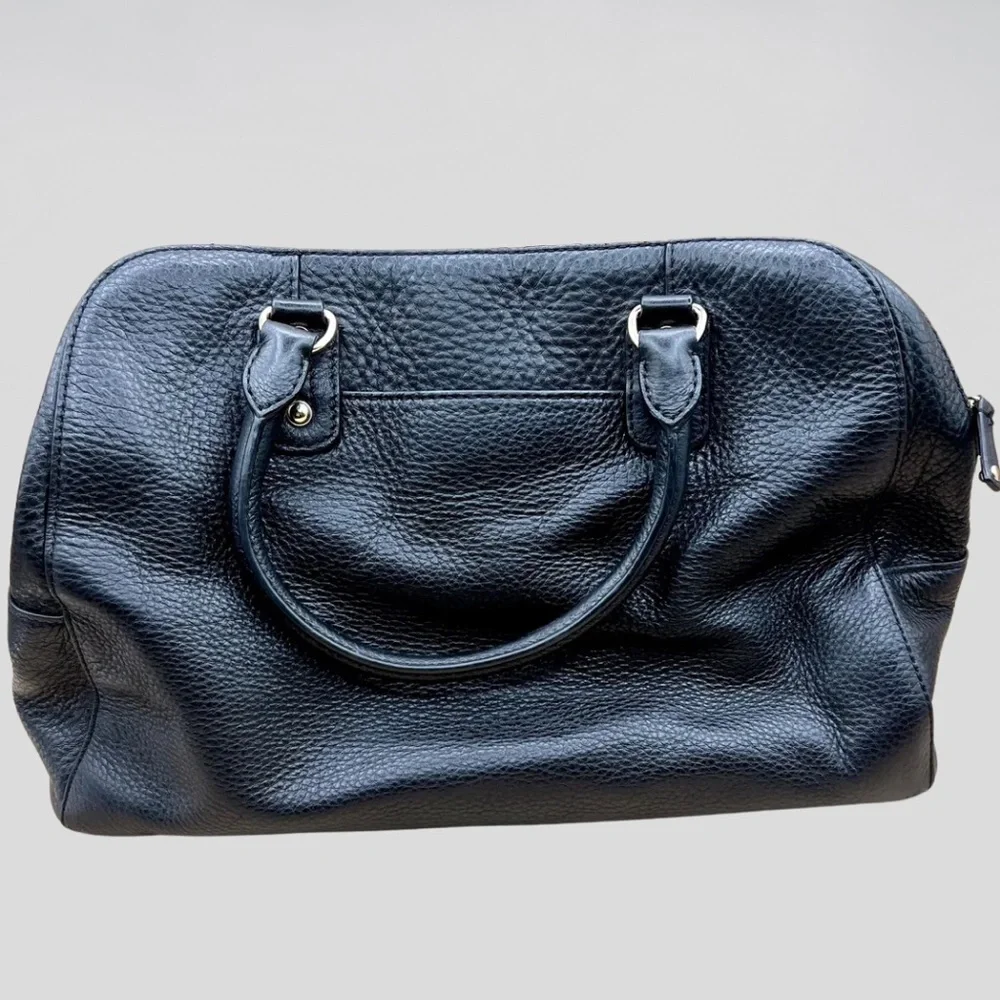 Michael Kors Black Leather Satchel - Picture 3 of 7